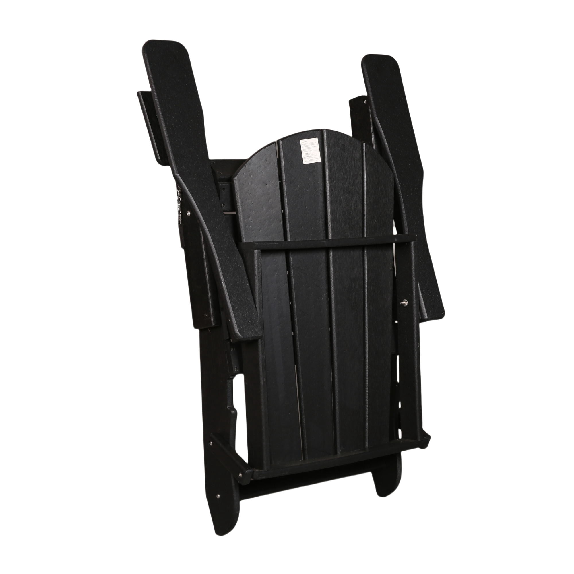 Banome All-Weather Folding Adirondack Chair - Stackable, Ergonomic Design, Relaxing Arm Rests - HDPE Construction