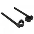 thumbnail image 3 of 43mm Universal Motorcycle Clip On Handlebar Fork Aluminum Separate Handle Set(Black), 3 of 5