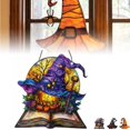 thumbnail image 3 of BESEW7 Halloween Witch Hat Decor, Window Wall Acrylic Hanging Ornament for Porch Door, Fall Thanksgiving Decorations for Modern Farmhouse, 3 of 6