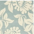 thumbnail image 2 of SAFAVIEH Soho Gavin Floral Wool Area Rug, Blue/Ivory, 7'6" x 9'6", 2 of 4