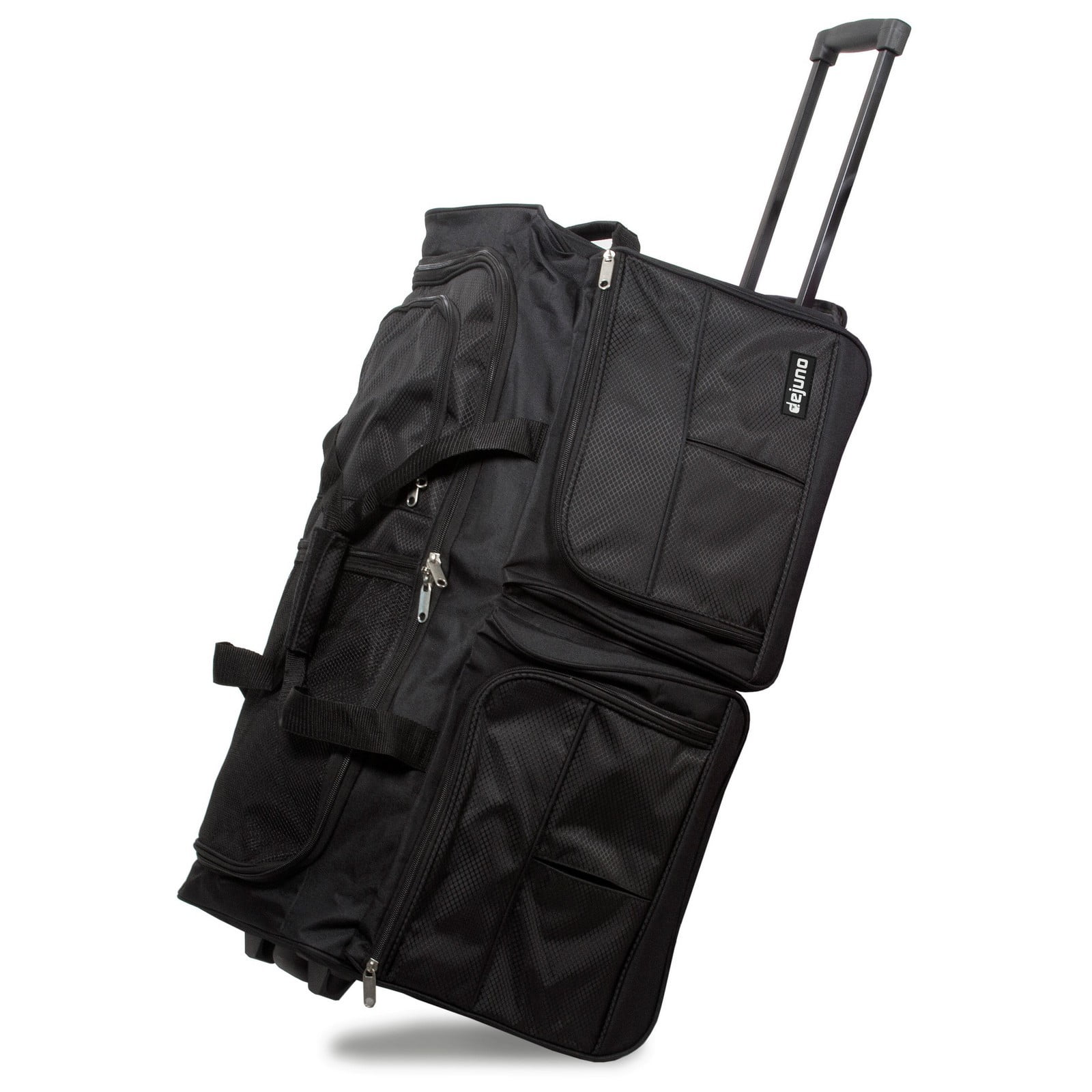 Dejuno 28Inch Rolling Duffle Bag Black