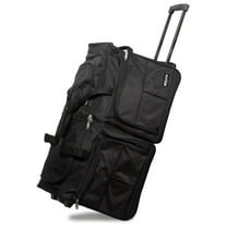 Dejuno 28-Inch Rolling Duffle Bag - Black
