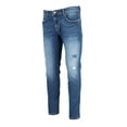 thumbnail image 2 of RAW X Men's Skinny Fit Stretch Jeans, Fashion Rips Destroyed Distressed Washed Denim Jean Pants for Men, Tint, 2 of 7