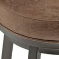 thumbnail image 5 of Armen Living Madrid Bar Stool with 360-Degree Swivel, Tobacco Brown, 5 of 9