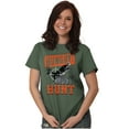 thumbnail image 4 of Hunter Hungry Must Hunt Crosshairs Plus Size Crewneck Graphic Tee Shirt Brisco Brands 3X, 4 of 5