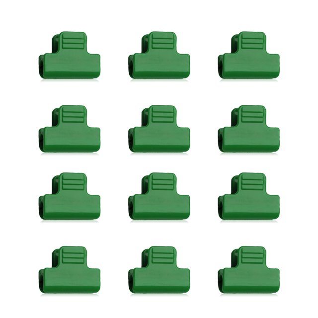 Greeniant 100 piezas abrazaderas Clips parasol vegetal marco sombreado red aro tubo hebilla a presión extensión soporte cobertizo carpas pequeña cabeza única