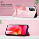thumbnail image 2 of Funda para Motorola Moto G 5G 2022 con función atril, diseño de mármol, de piel sintética, 2 of 5