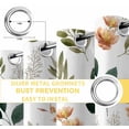 thumbnail image 6 of Spring Leaves Flowers Blackout Curtains for Bedroom/Living Room, Thermal Insulated Kitchen Curtains, Rustic Flower Pastoral Botanical Grommet Darkening Window Treatment Drapes 27.5"x39"x2, 6 of 8