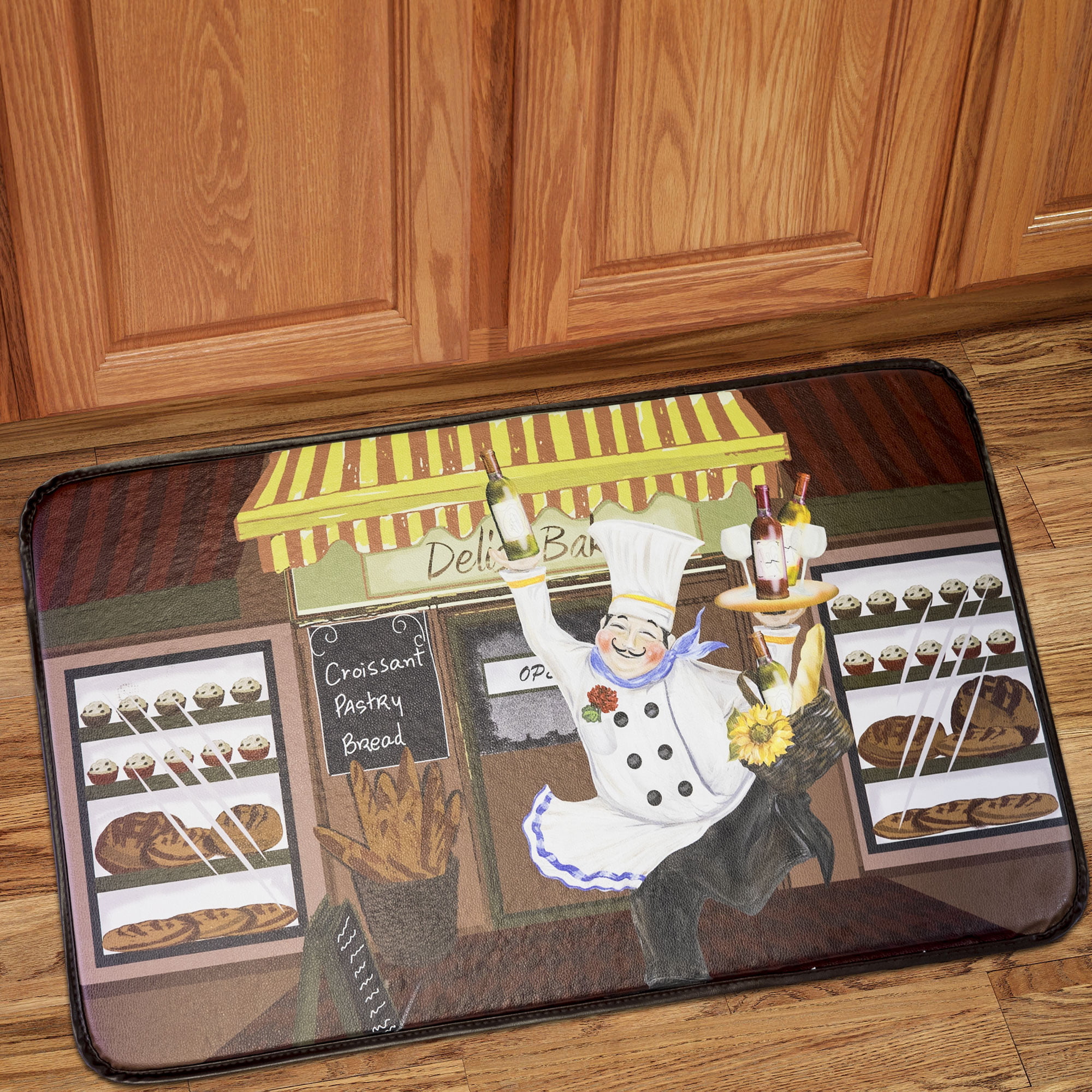 PVC 18"x30" ANTI-FATIGUE NON SLIP FLOOR MAT ROOSTER # 1 by Master Chef 