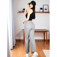 thumbnail image 3 of Pants Mujer Anchos Wide Legs Unicolor Acanalado Confort y Estilo, 3 of 5