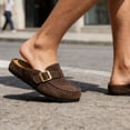 thumbnail image 7 of BERANMEY Mules for Women Memory Foam Cork Sole Clogs Women's Mules & Clogs Non-Slip Slip-On House Shoes Indoor Outdoor Comfort Slides, 7 of 7