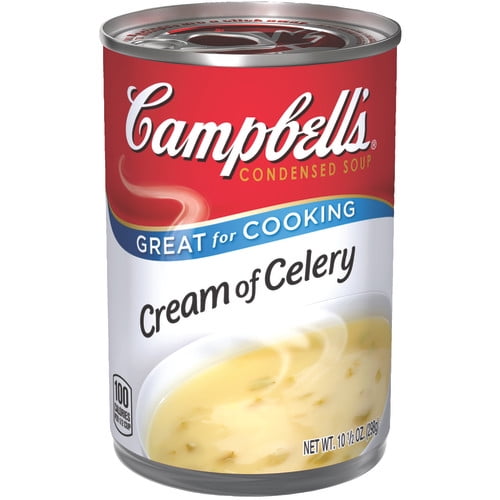 (4 pack) Campbell's Condensed Cream of Celery Soup, 10.5 oz. Can
