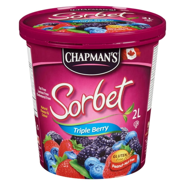 Chapman's Sorbet Petits fruits triple 2L