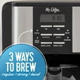 thumbnail image 2 of Mr. Coffee 12 Cup Programmable Coffee Maker with 3-Way to Brew System, 2 of 6