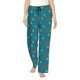 thumbnail image 1 of Balery Funny Cat Blue Pantalones de pijama para mujer, pijamas ultraligeros, pantalones de estar por casa-3X-Large, 1 of 6