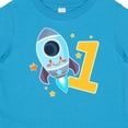 thumbnail image 4 of Inktastic Rocket Spaceship Happy First Birthday Boys or Girls Baby T-Shirt, 4 of 5