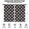 thumbnail image 2 of Blackout Kids Curtains,Black Red Skull Burst Pattern Childrens Insulated Curtains Set Of 2,Bedroom Essentials,Toddler Room Decor 52x84in(132x213cm), 2 of 5