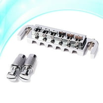 BESTOYARD Wraparound Guitar Bridge Saddle Tailpiece with Studs for Guitar