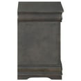 thumbnail image 3 of Bowery Hill Contemporary 2 Drawer Nightstand in Dark Gray, 3 of 4