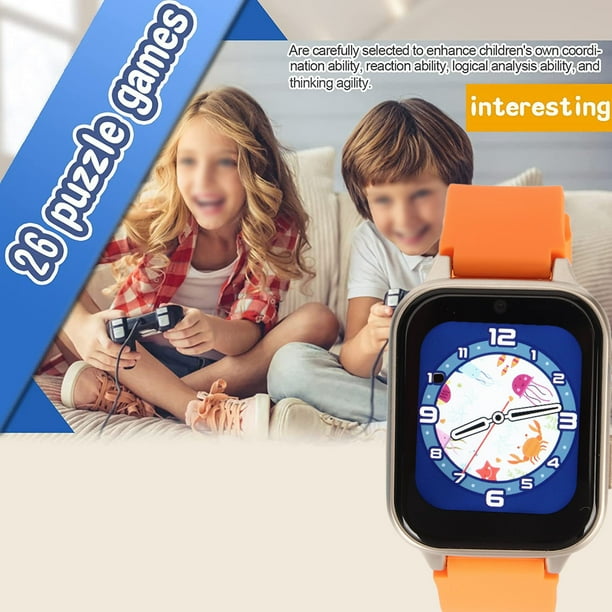 Reloj Inteligente para Ninos de 3 4 5 6 7 8 9 10 11 12 Anos con 26 Juegos Camara Alarma Video Reproductor de Musica Podometro Linterna Regalo de Cumpleanos Walmart en linea
