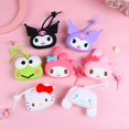 thumbnail image 3 of Cartera de Hello Kitty My Melody Kuromi Kawaii para mujer, monedero de dibujos animados, llavero de silicona suave, accesorios adorables para bolsos, regalo, 3 of 4