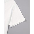 thumbnail image 4 of Regular Size Casual Cotton T-Shirt for Men - Crew Neck, Short Sleeve, Music Player Graphic, Slight Stretch Knit Fabric, Regular Fit, Spring/Summer/Fall, 4 of 6