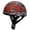 Blaze Red, variant on Fulmer, (1)3012424, Adult Shorty Motorcycle Helmet - DOT Approved - 301 TAC - Glory, L