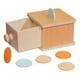 thumbnail image 1 of Caja de Monedas de Madera Montessori Shaoke Aprendizaje Temprano 11 cm x 12,5 cm x 8 cm, 1 of 5