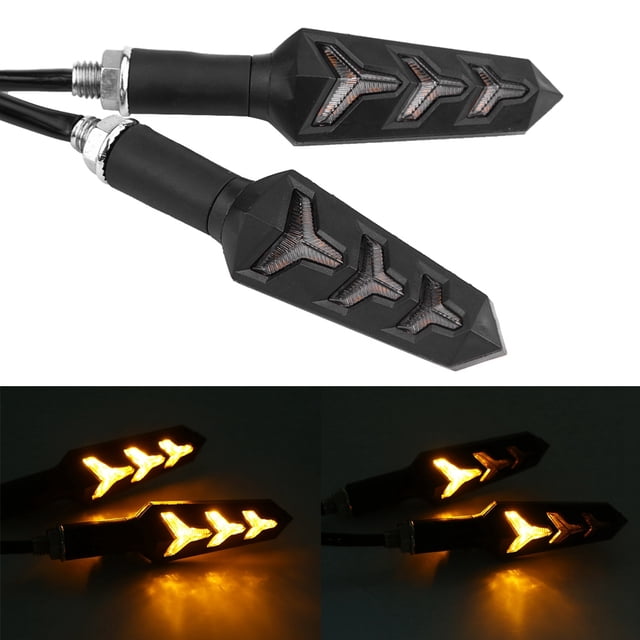 Luces de señal de giro LED BuyWeek para motocicleta en Y