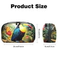 thumbnail image 5 of Toucan Oxford Cloth Waterproof Storage Pouch for Electronic Devices - Hard Drive Cases, Charger Case, Small Travel Case, Cable Organizer Storage - 5.9x9.44x3.14 in, 5 of 6