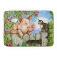 thumbnail image 1 of Carolines Treasures CDCO0349RUG Cochon à la Porte avec le Tapis en Mousse à Mémoire de Forme Lavable en Machine Cat, 1 of 4