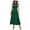 Z1-Green, variant on vigerkar Women's Midi Summer Dresses Casual V Neck Swiss Dot Ruffle Sleeveless A Line Beach Sun Dress Blue, M