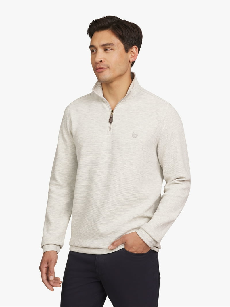 Chaps Men's & Big Men's Jaspe Quarter Zip Sweater, Sizes S-3XL