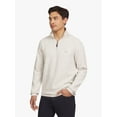 thumbnail image 3 of Chaps Men's & Big Men's Jaspe Quarter Zip Sweater, Sizes S-3XL, 3 of 5