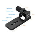thumbnail image 2 of VELEDGE Lens Tripod Mount Bracket Holder Lens Collar Replacement Foot Stand Adapter Aluminum Alloy with 1/4 Inch 3/8 Inch Threads Arca-Swiss Quick Release Plate Bottom Base Compatible with S, 2 of 6