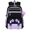 thumbnail image 2 of Girls School Backpack with Lunch Box Pencil Case Set, Cute Middle School Bag Teen Girls Backpack Bookbag 3pcs, 2 of 6