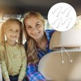 thumbnail image 3 of icolorfuled 4pcs Interior Headrest Organizer Car Back Seat Hooks Rhinestone Car Storage Hooks, 3 of 6