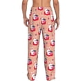 thumbnail image 3 of Daiia Bunny And Strawberry Men's Sleep Pant with Pockets and Drawstring,Pajama Pants-Large, 3 of 9