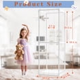 thumbnail image 4 of INFTOYCO Almacenamiento de animales de peluche grande Soporte para jaula de zoológico Actualización PVC Organizador de almacenamiento de animales de peluche Ahorro de espacio Juguetes de peluche Sopor, 4 of 5