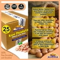 thumbnail image 7 of Rani Peanuts, Raw Whole With Skin (uncooked, unsalted) 25lbs (400oz) 11.36kg ~ All Natural | Vegan | Gluten Friendly | Fresh Product of USA ~ Spanish Grade Groundnut / Red-skin, 7 of 7