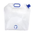 thumbnail image 2 of Bolsa contenedora de agua, bolsa de almacenamiento, ahorro de espacio, jarra de emergencia plegable, jarra de almacenamiento para mochila, pesca, send 10 litros, 2 of 9