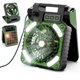 thumbnail image 5 of Ventilador Plegable Portátil Advancent con Luz para Acampar Pescar Caminar Naranja, 5 of 6