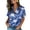 Blue, variant on Minjewel Women's Short Sleeve Satin Blouse Silk Tops Button Down Shirts Business Casual Work Office Wear Dressy Chic Tops,Navy,2XL