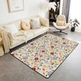 thumbnail image 1 of Erosebridal Chic Floral Area Rugs For Living Room 3x5,Spring Blossoms Bedroom Decor,Girls Room Decoration, 1 of 5