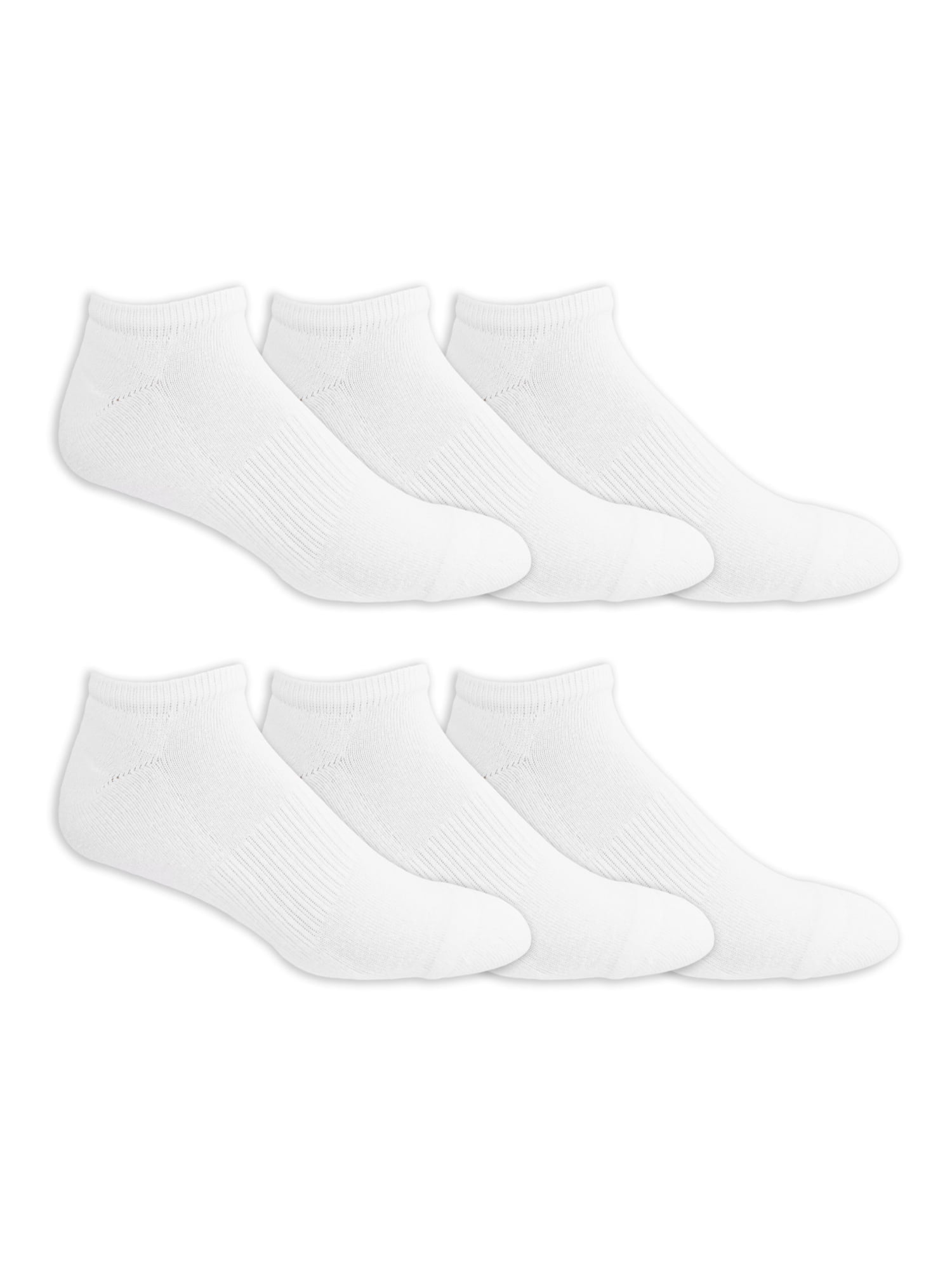 Athletic Works Men's No Show Socks. 6-Pack