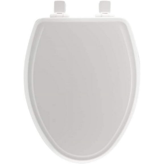 Bemis Mayfair 147slow-000 Slow Close Elongated Toilet Seat, Molded Wood, White