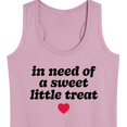 thumbnail image 3 of Instant Message - In Need Of A Sweet Treat - Women's Racerback Tank Top, 3 of 6