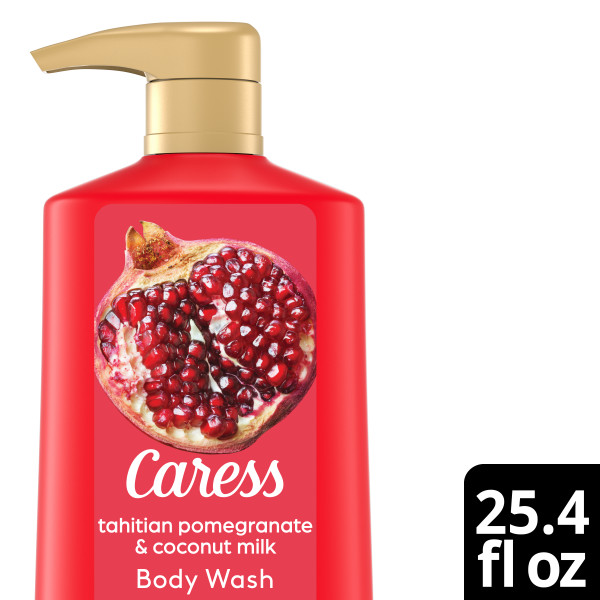 Caress Body Wash with Pump Tahitian Pomegranate & Coconut Milk