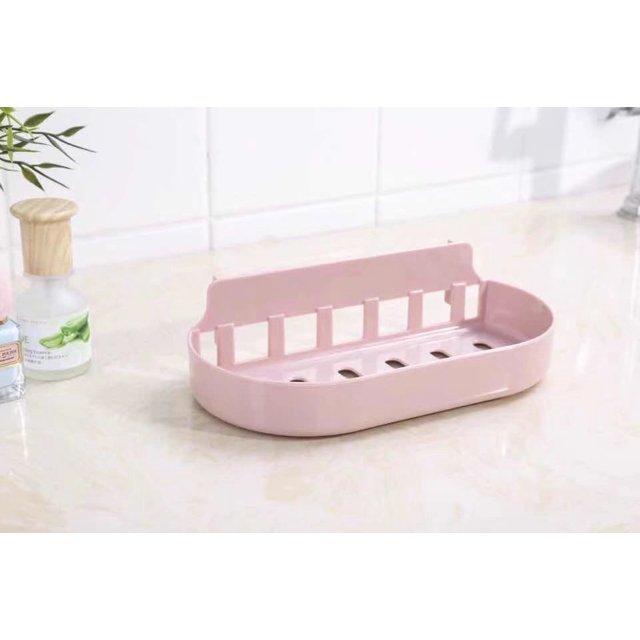 Ventosa de pared Plástico Fuerte Succión Estante de ducha Estante de baño Lavadero Cesta de cocina TUNC Sencillez