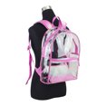 thumbnail image 6 of Eastsport Unisex Childrens Clear Backpack with Pencil Case 2-Piece Set Ombre, 6 of 7